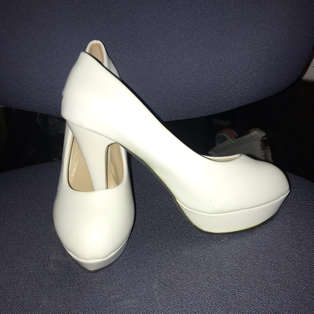 White heels